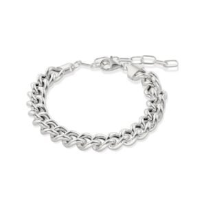 Anchor sidabro spalvos čiurnos grandinėlė