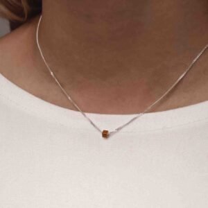 Box auksinės spalvos kaklo vėrinys