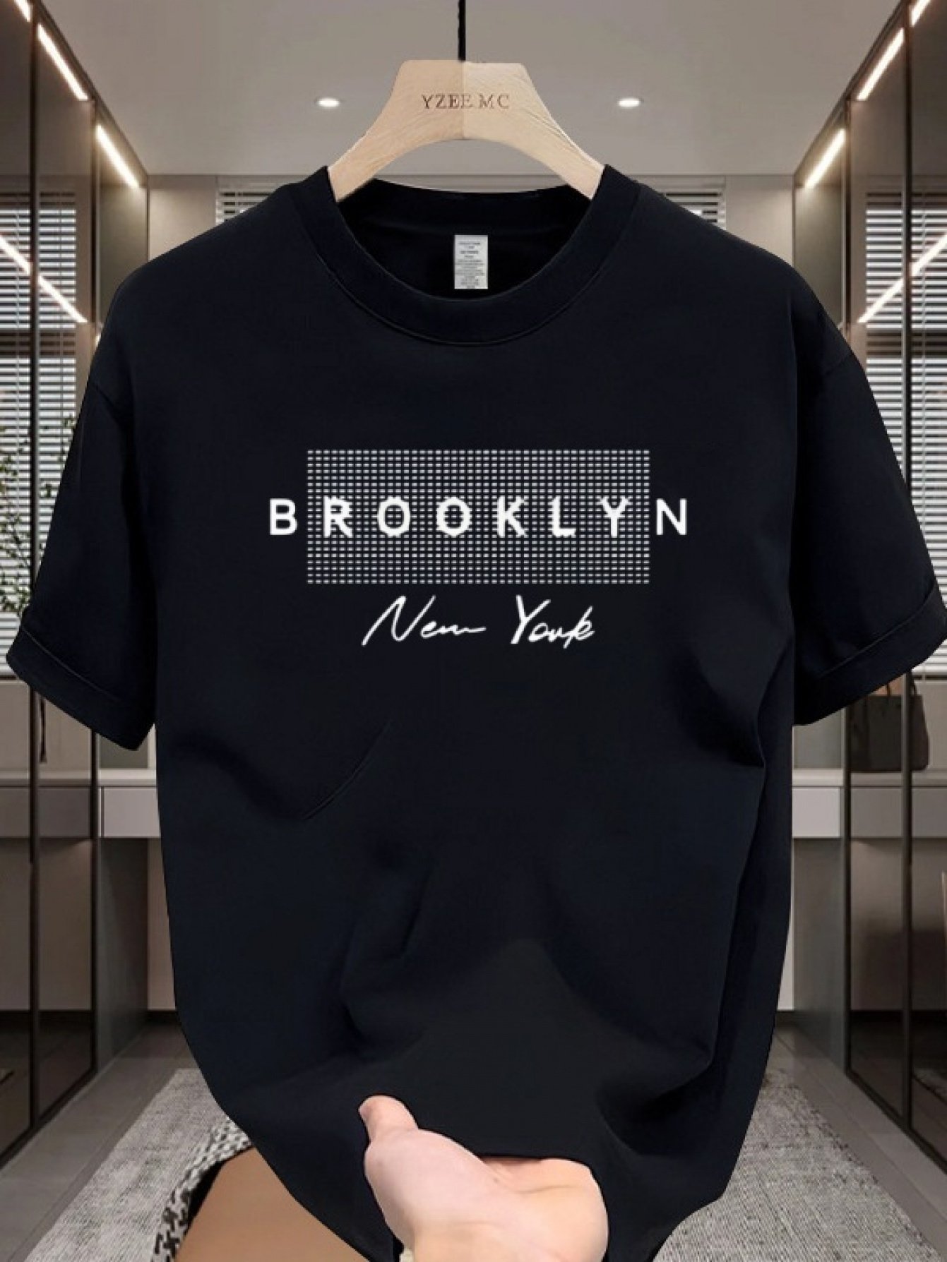 „Brooklyn Grid“ marškinėliai – lankstus kasdienis sluoksnis, jauki sportinė viršutinė dalis